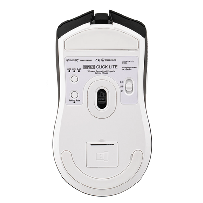 EPOMAKER Click Lite kabelgebundene/BT/2.4GHz kabellose Gaming-Maus mit PAW3311-Sensor, 800 bis 24000 DPI und 500mAh Akku für PC/Mac/Linux