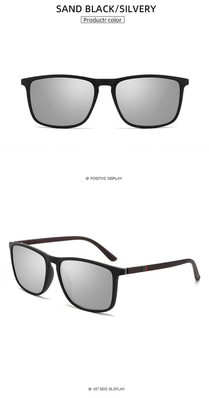New Luxury Brand Polarized Sunglasses Men Square Frame Classic Women Glasses Driving Fishing Eyewear Gafas De Sol Hombre