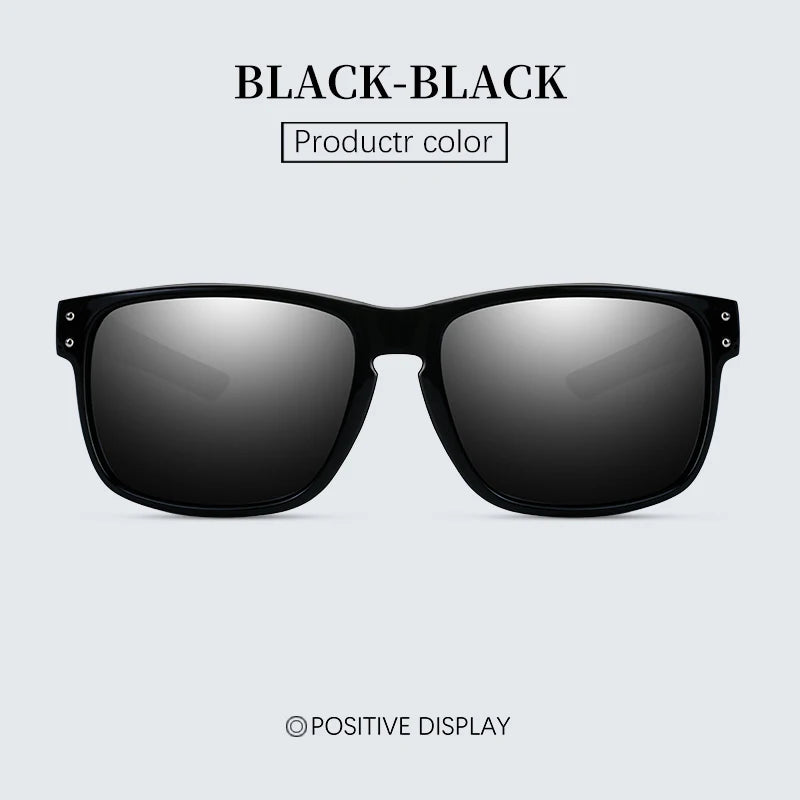 Men's Sunglasses New Arrival Square Polarized Sunglasses Goggles Sun Glasses TR90  With UV Protection
