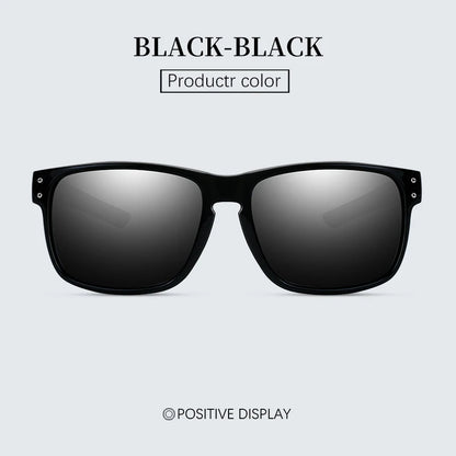 Men's Sunglasses New Arrival Square Polarized Sunglasses Goggles Sun Glasses TR90  With UV Protection