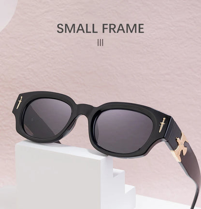 Punk Soaring Eagle Sunglasses Men 2026 Luxury Brand Designer Fashion Rectangle Sun Glasses For Women Steampunk Shades Eyewear