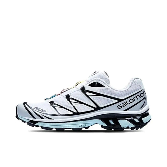 Salomon XT-6 Outdoor Performance Running Trainers for Hiking and Trail Sports (White/Black)