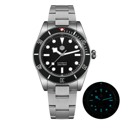San Martin New 40mm BB58 Retro Luxury Diver Watch NH35 Automatic Mechanical Watches For Men Sapphire Luminous 20Bar Reloj SN0008