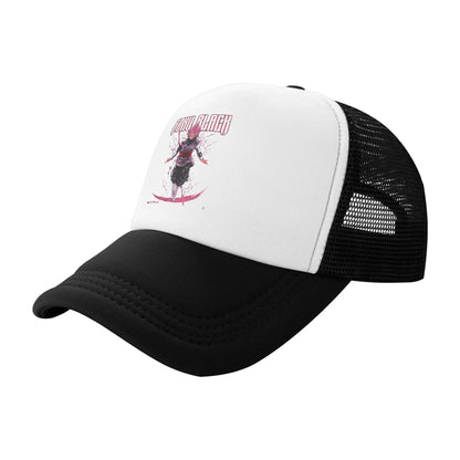Dragon Ball Black Goku Trucker Cap Men Women Hat Sun Hat Sports Cap Adjustable Polyester Mesh Baseball Cap Summer, Produit gaming premium Fraquane