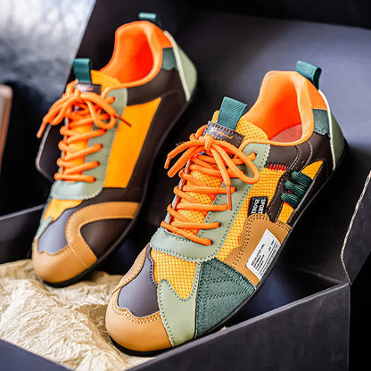 Scarpe sportive casual da uomo taglia grande per tutte le stagioni, semplici, leggere e confortevoli - Di tendenza, versatili, resistenti, di alta qualità B