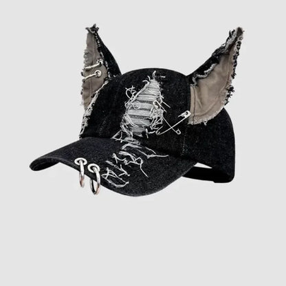 Șapcă de baseball în stil hip-hop – Pălărie de cowboy la modă, în stil graffiti și blugi, pentru femei/bărbați, accesoriu de modă unisex pentru petreceri și echipe