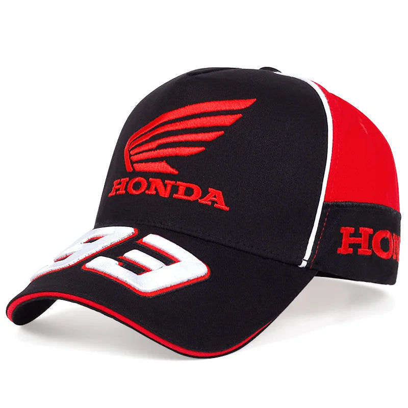 Motorcycle Racing Honda 93 baseball cap Men's and Women's Summer fashion Embroidered Sun Hat Outdoor Sports Hat