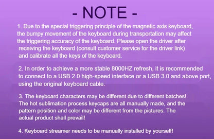 AULA WIN60 HE Magnetic  Keyboard Wired Trigger 8K Return Esports Gamer Customize RGB Mechanical Gaming Keyboard