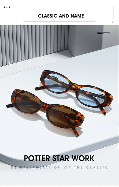 Sexy Cat Eye Sunglasses Women Vintage Small Frame Leopard Sun Glasses Female Black Shades Ladies Fashion Eyewear Oculus De Sol