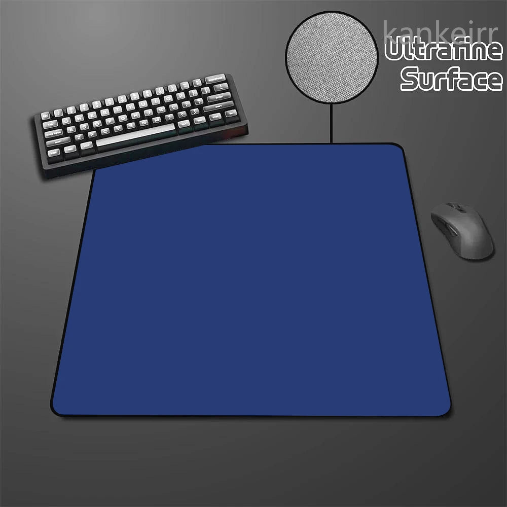 Tappetino mouse Black Speed a tinta unita, altamente elastico, con base antiscivolo, tappetino gaming premium per e-sport, superficie ultrafine, deskmat