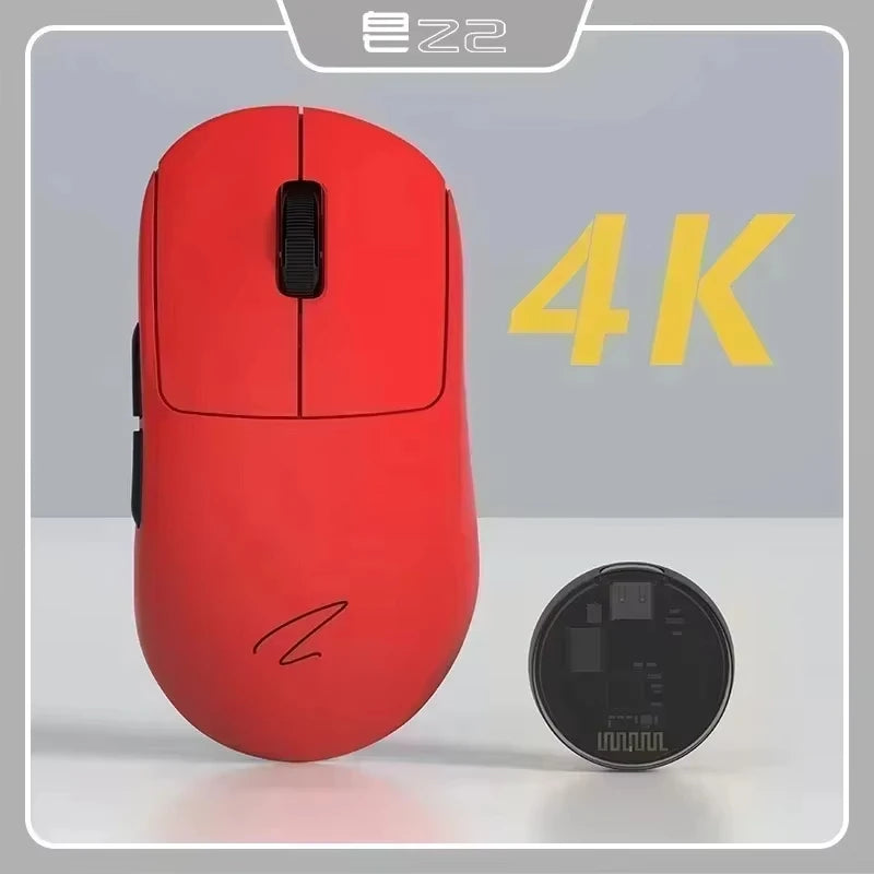 Zaopin Z2 Wireless Gaming Mouse 3-Mode PAW3395 4K Polling Rate Lightweight Esports Mouse for PC, Laptop & Gaming