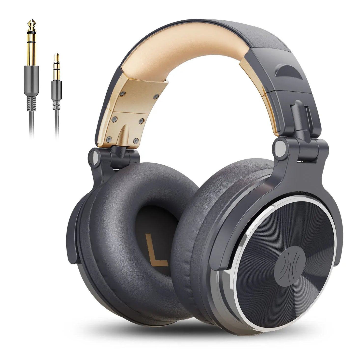 OneOdio Pro-10 Studio Monitoring Headphones – Wired HiFi Over-Ear Headset with 50mm Drivers, Deep Bass & Professional Audio