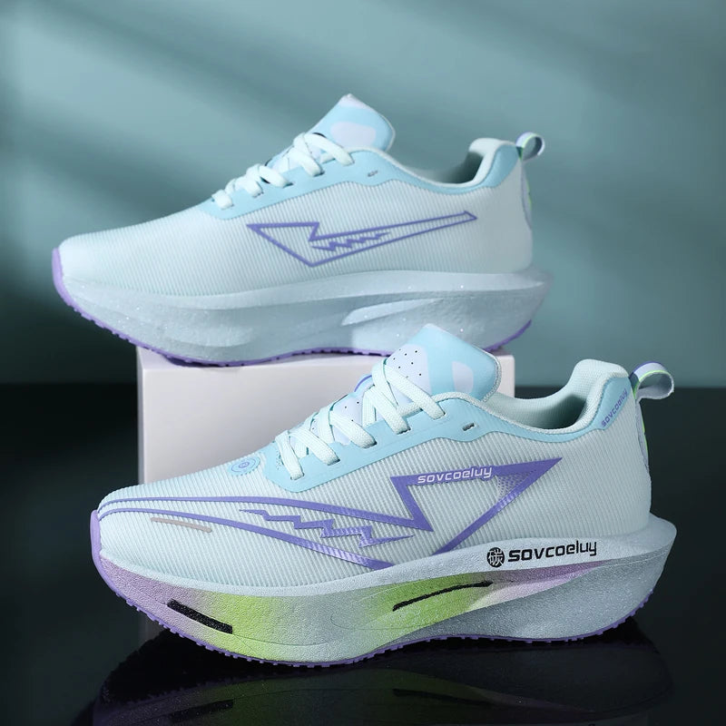 Running Shoes Carbon Plate Specialty Marathon Men's Sports Breathable Lightweight Women's Comfortable Athletic Non-slip Sneakers