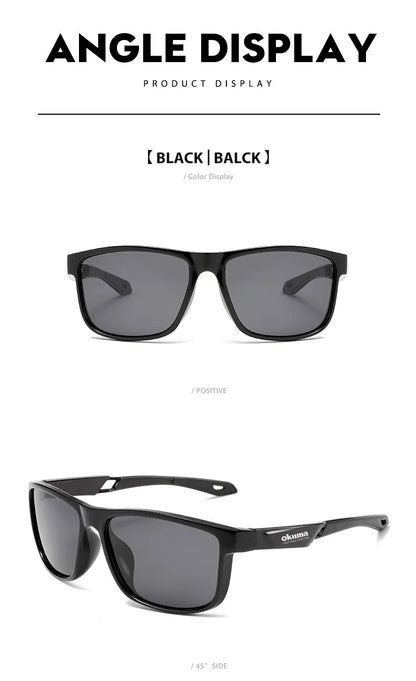 Okum fashion polarized glasses UV400, anti UV, anti glare, strong light, suitable for cycling, driving, fishing, etc