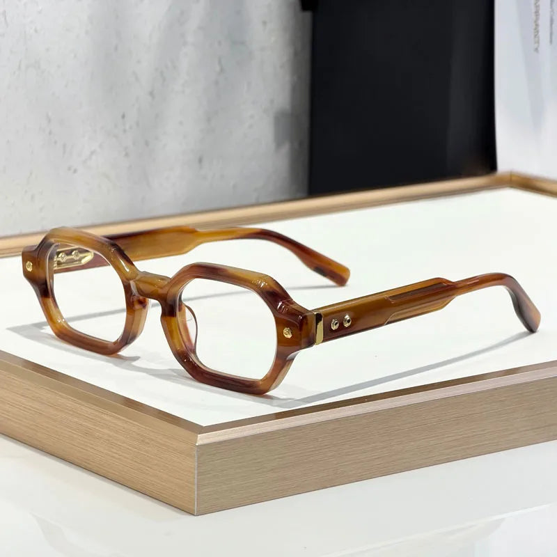 High Quality Sunglasses Project 05 with NFC Chip Rectangle Thick Acetate Handmade Luxury Design UV400 for Men Women Eyeglasses