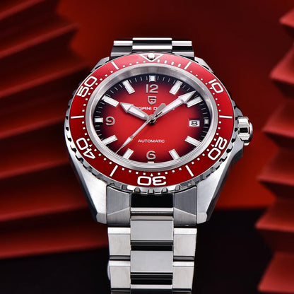 Pagani Design Top Brand New Men's Mechanical Watch Luxury Sapphire Stainless Steel 100m Waterproof Ceramic Bezel Automatic Watch