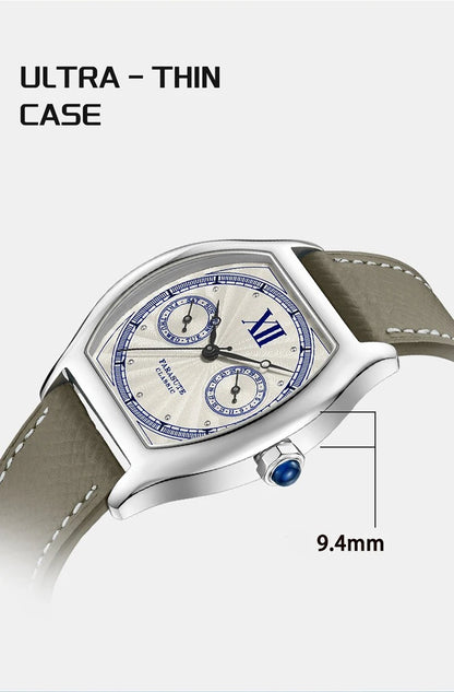FARASUTE 2024 New 36mm Men's Quartz Watch VH64 Movement Stainless Steel Sports Fashion Sapphire Glass Waterproof Men's Watch