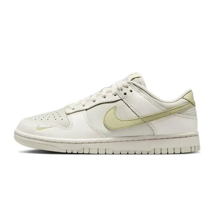 Nike Dunk Low - Versatile Thin Sole Slip-Resistant & Durable Low-Top Skate Shoes Unisex Style White/Black/Orange IB2260-500