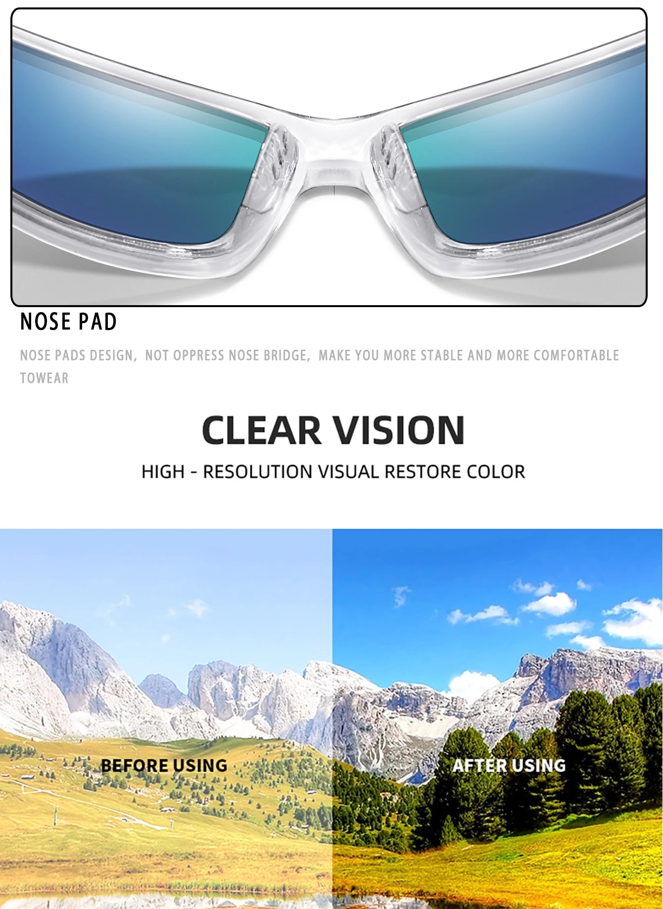 KAROS Polarized Sunglasses Men Women Fashion Outdoor Sports Riding Cycling Fishing Running Rayed Hiking Classic Goggles