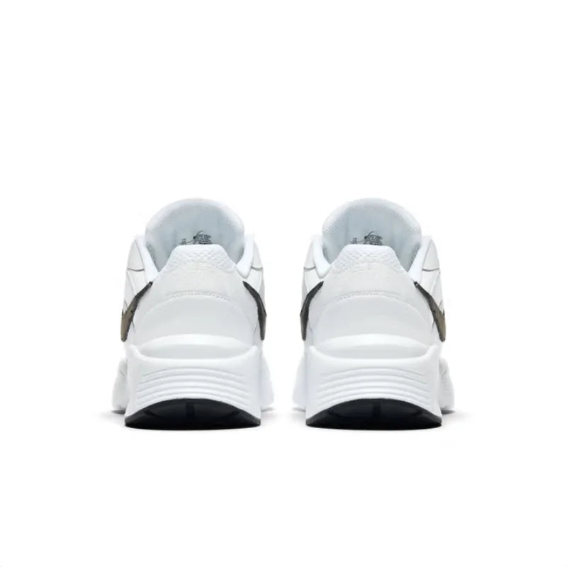 Nike's New Air-Cushioned Shock-Absorbing Hiking and Fitness Running Shoes for Men, Lightweight and Comfortable with Layered Upper Design, Suitable for Daily Wear and Sports. Air Max Fusion Stylish Versatile White Retro-Style