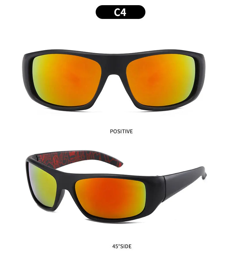 Designer Luxury Brand Polarized Sunglasses Men Protection Mountaineering Windproof Eyewear Driving Outdoor Sports Sun Glasses