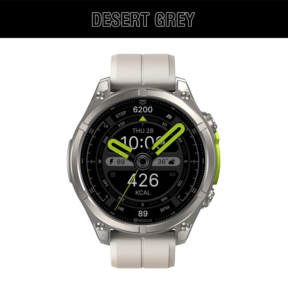 NEW 2025 Zeblaze VIBE 8 Voice Calling 1.43" AMOLED Display Smart Watch Built-in Flashlight Heart Rate Blood Pressure Smart Watch