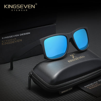 KINGSEVEN Fashion Square Polarized Men and Women Sunglasses Driving Outdoor Travel Glasses UV400