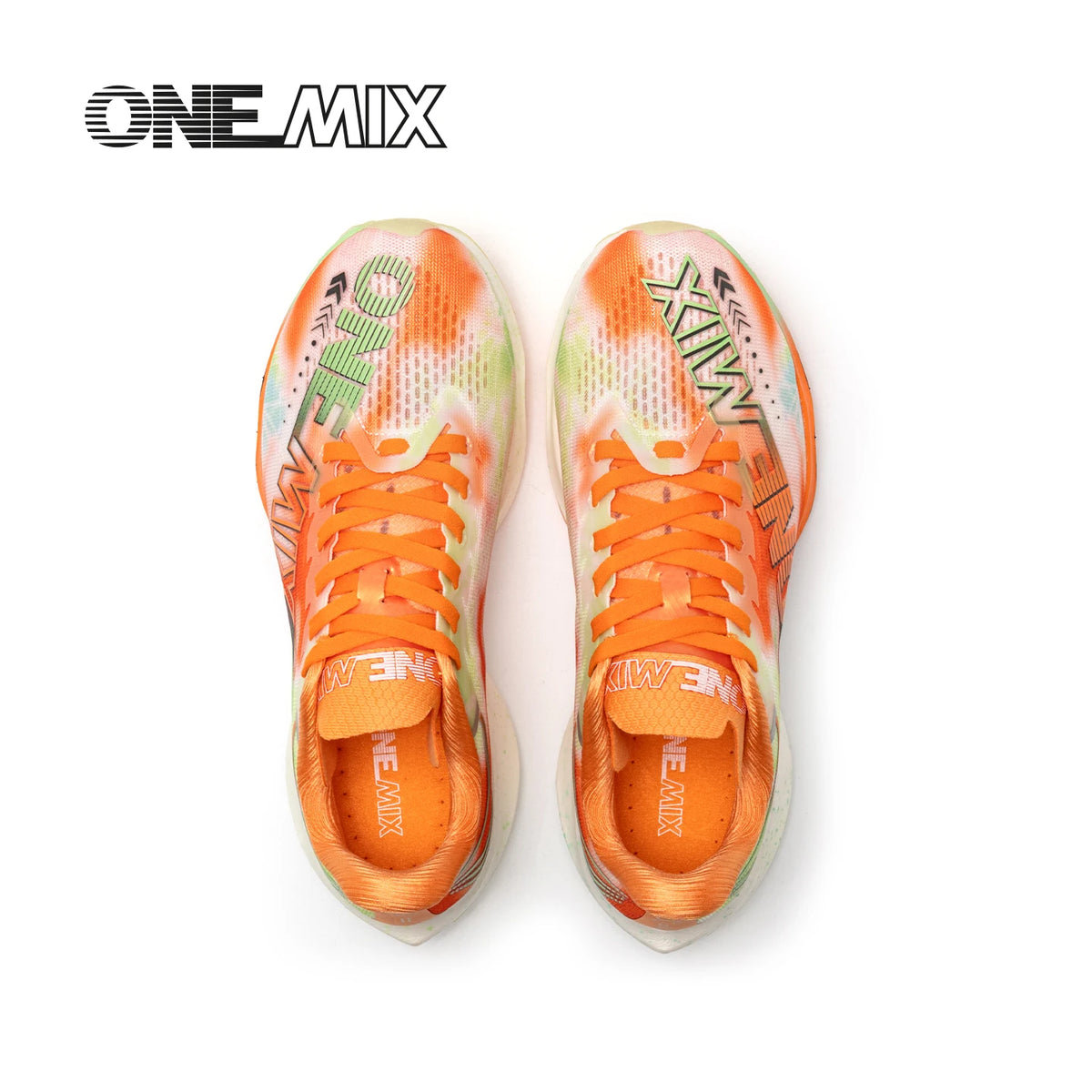 ONEMIX-Nylon Carbon Board Marathon Running Racing Shoes, Professional Stable Support, Shock-relief, Ultra-light Rebound Sneaker
