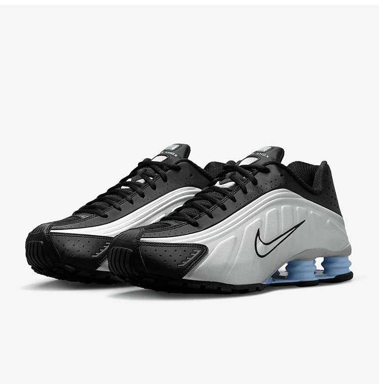 Nike genuine Shox R4 Men's Air Cushioning Low-top Running Shoes HQ1988-004