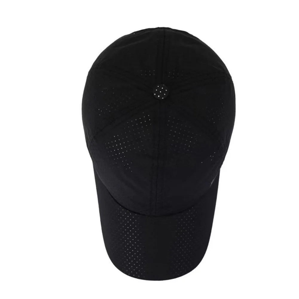 Solid Running Cap Thin Quick Drying Breathable Duck Tongue Outdoor Men's woman Sun Summer Fishing Avisor Baseball Cap