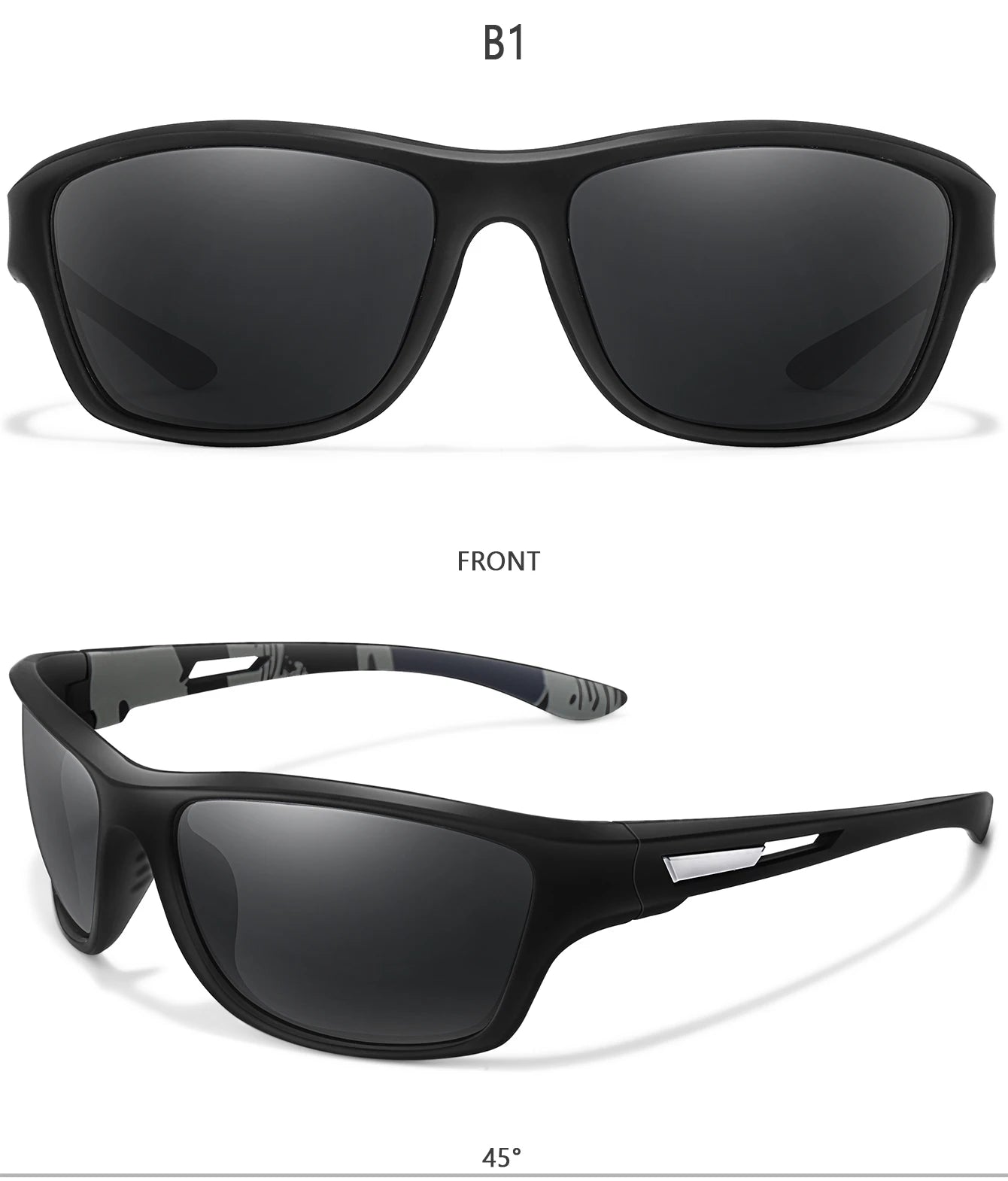 Men Women Polarized Cycling Sunglasses Outdoor Driving Hiking Eyewear Fishing Anti-glare UV400 Protection Sun Glasses
