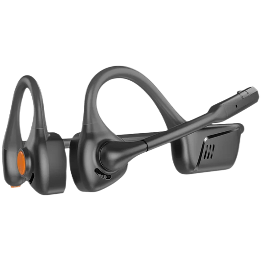 Open Ear Bluetooth 5.1 Headset Aptx HD/ LL Noise Canceling Microphone, Long 24H Wireless Headset for Cellphone PC Laptop