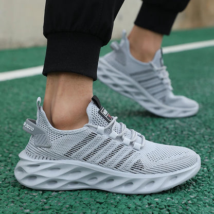Unisex sneakers voor heren en dames, comfortabele ademende sportschoenen voor koppels, hardloop-, tennis- en wandelsneakers, maat 37-47, geel