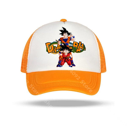 Dragon Ball baseball sapkák, anime karakterekkel nyomtatott napellenzős sapkák, gyerekeknek és felnőtteknek, nyári, lélegző, alkalmi sapkák, állítható csúcsú sapkák, ajándékok