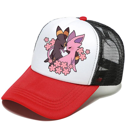 Pokémon baseball sapka Pikachu Charizard Gengar anime csúcsos sapka gyerek felnőtt nyári szabadtéri sport sapkák fiú alkalmi divat sapka ajándék