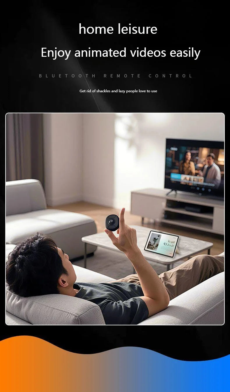 Trackball Finger Ring Mouse 2.4G + Bluetooth Wireless Remote Control Mouse for PPT, Presentations, Smart TV, Car Display & PC