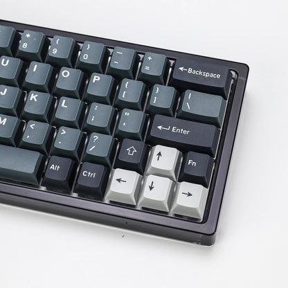 KBDiy 174 Teclas/Conjunto PBT GMK Apollo Keycap Double Shot Minimalista ISO Perfil Cherry para Teclado Mecânico Gaming Keycaps para MX
