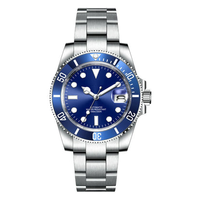 Custom watches Luxury Sapphire MIYOTA/NH35 Automatic Wristwatch Mechanical Mens Watch Sterile Dial Ceramic 10Bar Lume Male Clock