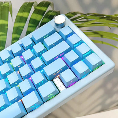 Keycaps retroiluminadas com gravação lateral, 131 teclas, para teclado mecânico Cherry MX Switch, perfil OEM, ABS, keycaps personalizadas DIY