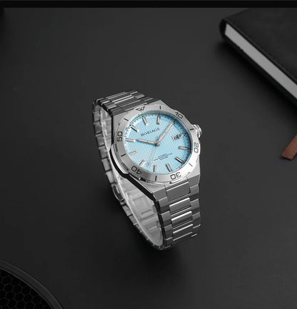 BORIAGE Fully automatic mechanical men's watch BGW9 luminous watch MIYOTA9015 movement 316 stainless steel 200m Water Resistance