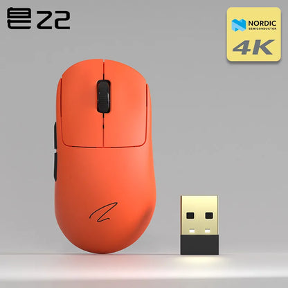 Zaopin Z2 Wireless Gaming Mouse 3-Mode PAW3395 4K Polling Rate Lightweight Esports Mouse for PC, Laptop & Gaming