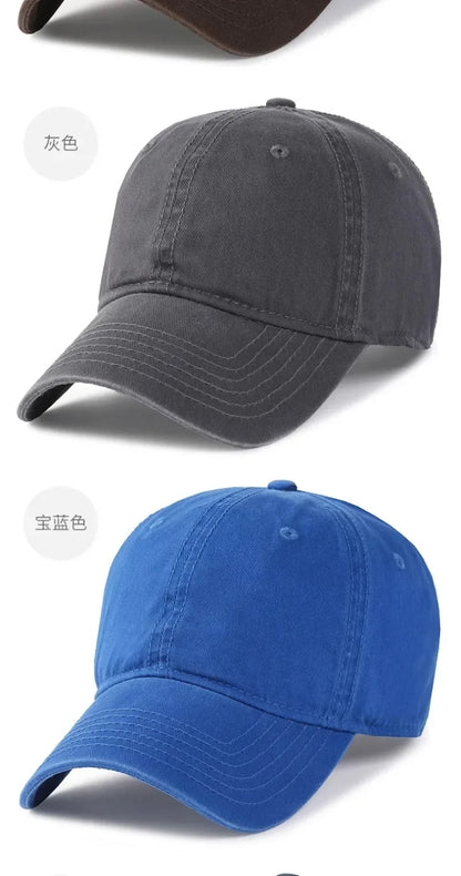Egyszínű, nagy méretű, 63 cm-es, puha pamut baseball sapka férfiaknak; klasszikus plusz snapback sapka nőknek; golfos napellenző sapka 59–62 cm