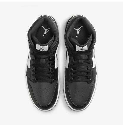 Nike Official Genuine Air Jordan 1 Mid Men's High-Top Sports Shoes DQ8426-010