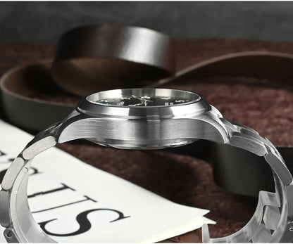 San Martin Simple Men Watch 37mm Pilot Miyota 8215 Classic Military Explore Automatic Mechanical Watches Waterproof 100m