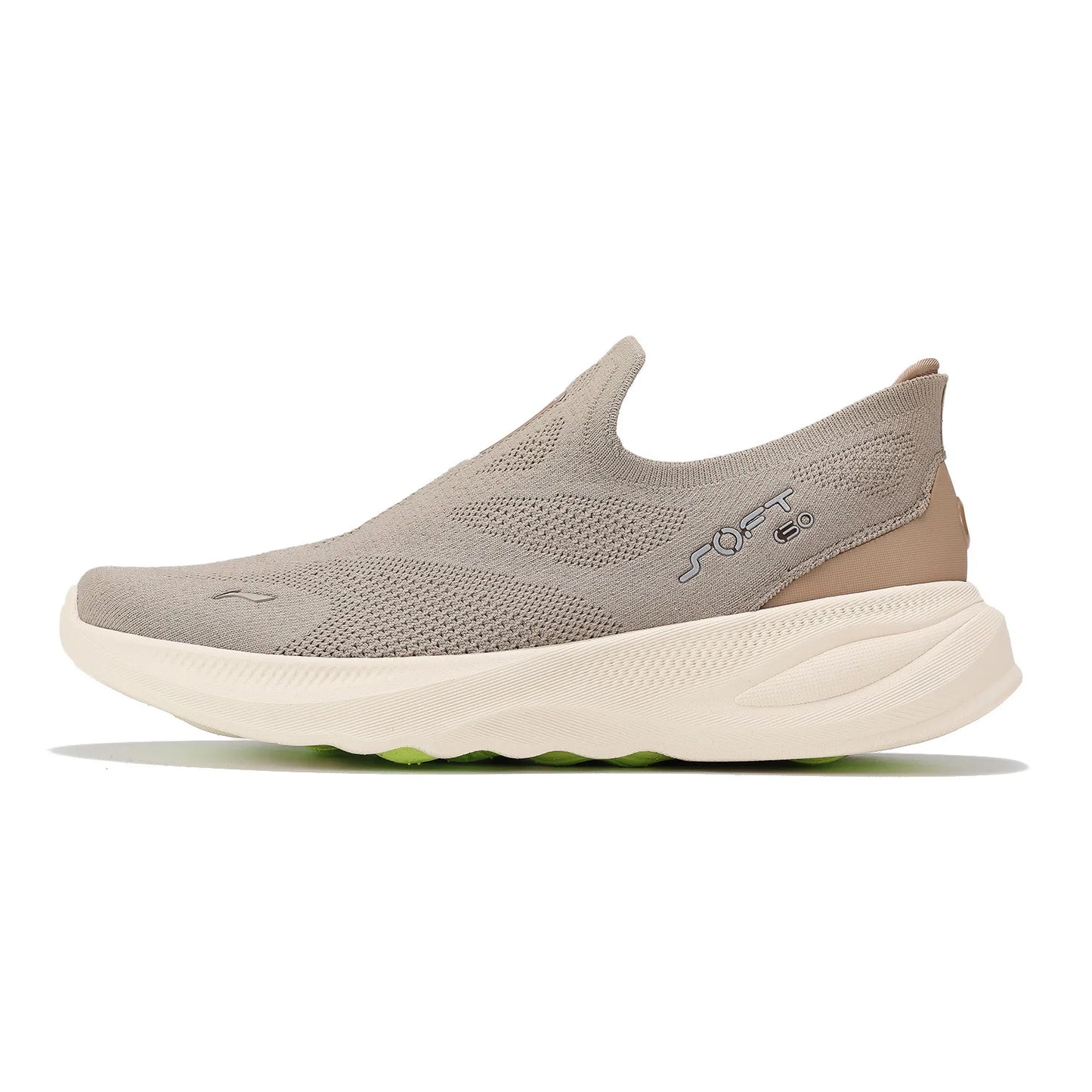 Li-Ning SOFT GO 2 KNIT slip-on fritids-gåsko til mænd – støddæmpende, komfortable og stabile LiNing mesh-jogging- og daglige sportssneakers AGLV017