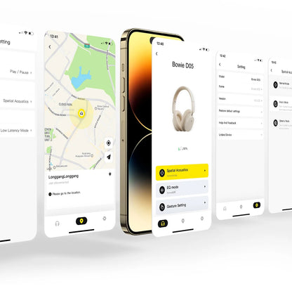 Auscultadores Over-Ear Sem Fios Bluetooth 5.3 Baseus – Driver HiFi de 40mm, Headset Dobrável com 70H de Autonomia e Áudio Espacial