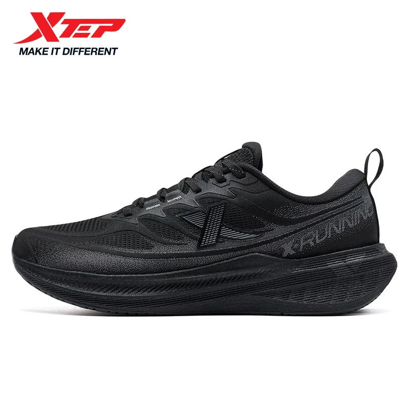 Xtep Running Shoes For Men 2025 Winter Trendy Shock Absorption Cushioning Non-Slip Comfortable Lace Up Sneakers 875419110045