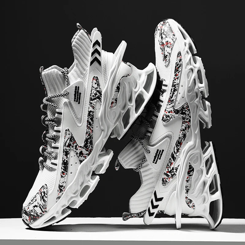 Chaussures de course respirantes pour hommes, baskets pour hommes, mocassins à la mode, chaussures de tennis décontractées, course d'entraînement, luxe