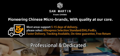 San Martin 39.5mm Tonneau Luxury Men Watch Mineral Dial Casual Sports PT5000 SW200 Automatic Mechanical Sapphire Luminous SN0145