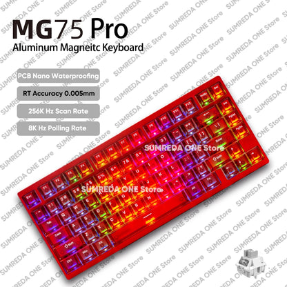 IROK MG75 Pro MG75 Max Aluminum Magnetic Gaming computer Mechanical Keyboard 75% Rapid Trigger 8K RGB Hotswap Gamer Keeyboard